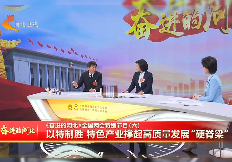 晨光生物董事长卢庆国做客《奋进的河北》全国两会特别节目 ⑥丨以特制胜 特色产业撑起高质量发展“硬脊梁”